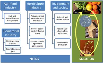 Food Waste-Derived Biomaterials Enriched by Biostimulant Agents for Sustainable Horticultural Practices: A Possible Circular Solution